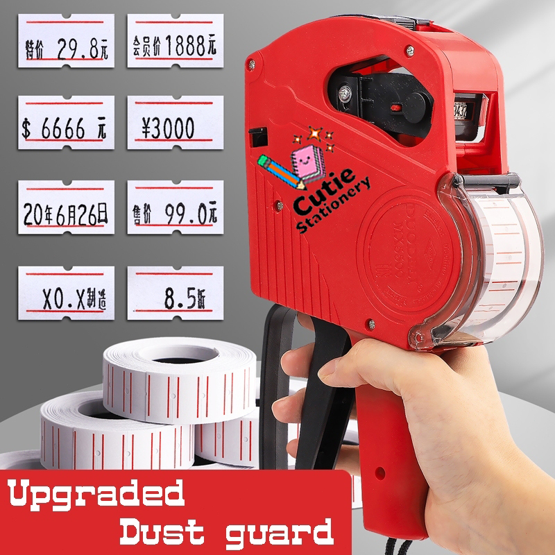 Price Tag Gun Crown MX-5500 Price Labeller With Labels Tag Paper ...