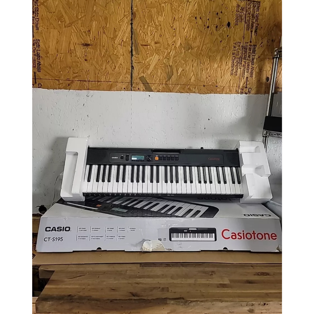 Casio Casiotone CT-S195 Keyboard 61 Keys USB Portable Keyboard | Shopee ...