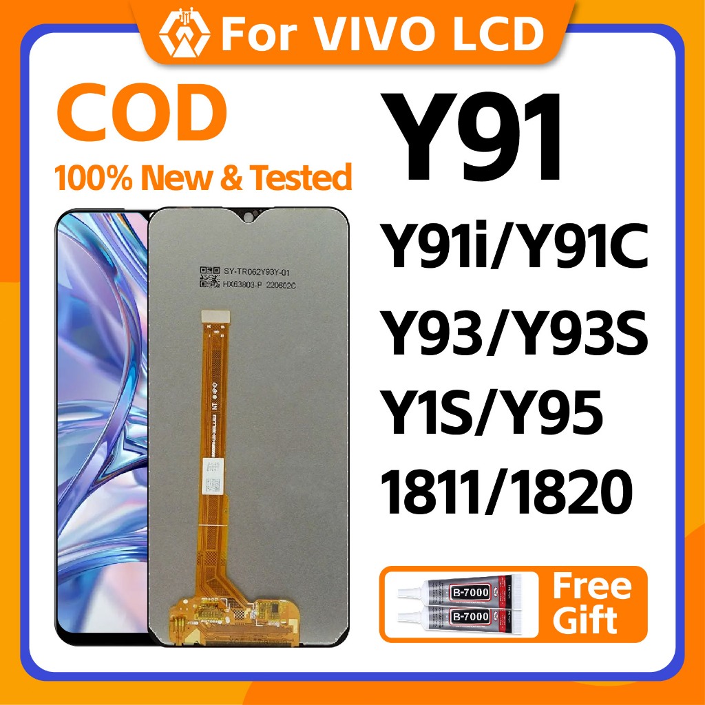 LCD For VIVO Y91 / Y91i /Y91C / Y93 /Y93S /Y1S /Y95 /1811/1820 Display ...