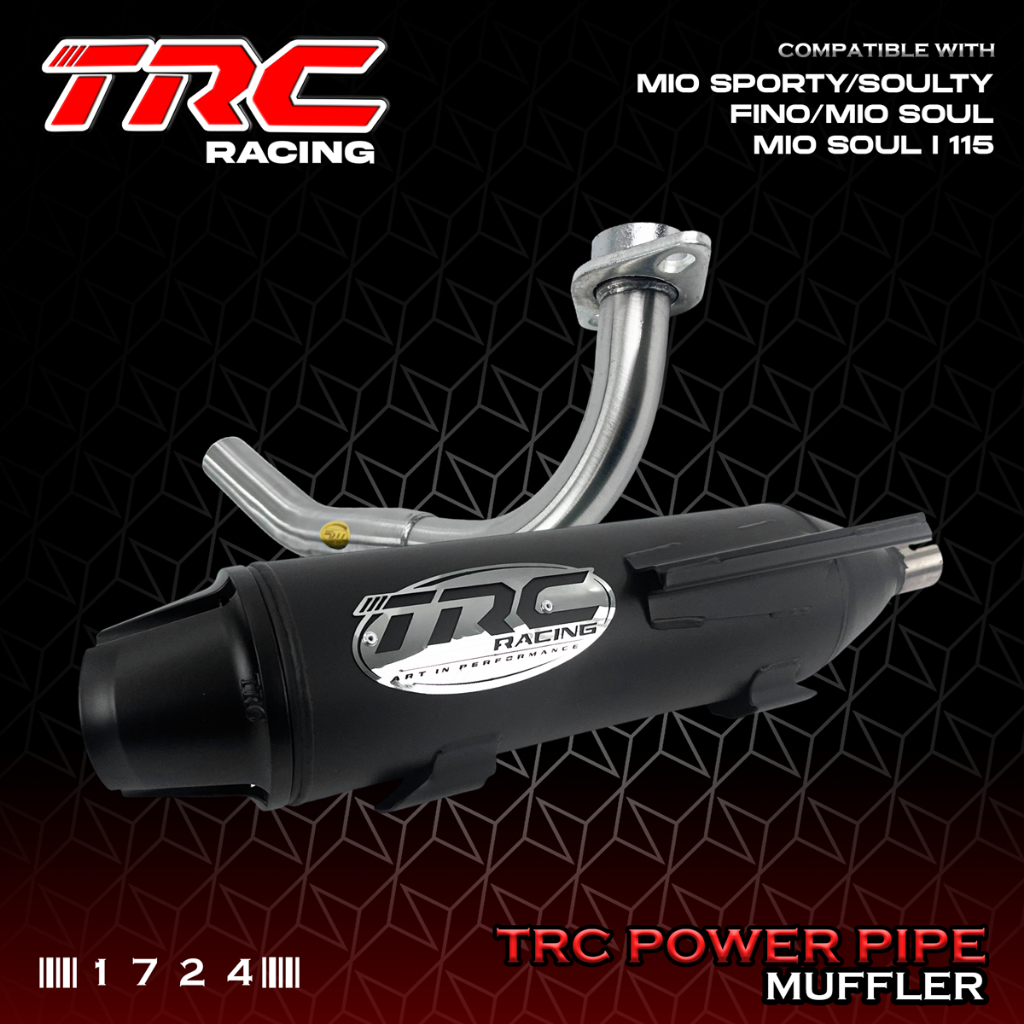 TRC Racing Mio Sporty Mio 1 Amore Fino Power Pipe Muffler Exhaust with ...