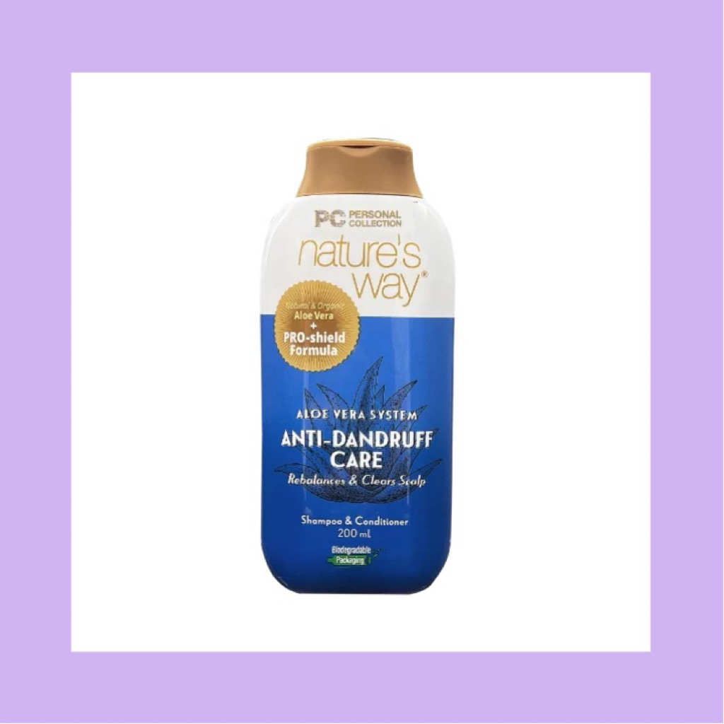 NATURE’S WAY ALOE VERA SYSTEM SHAMPOO AND CONDITIONER TOTAL ANTI ...