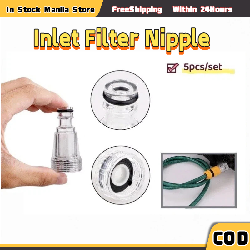 Pressure Washer Quick-Connect Filter – Inline Water Filter for Wash Gun ...