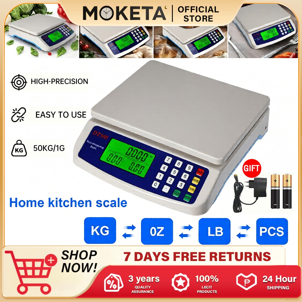 Digital Scale Weight Rechargeable Digital Price Computing Scale 40/50kg ...