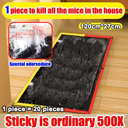 Catch 100 big mice Special odor seduce Mouse Sticky mouse trap Sticky ...
