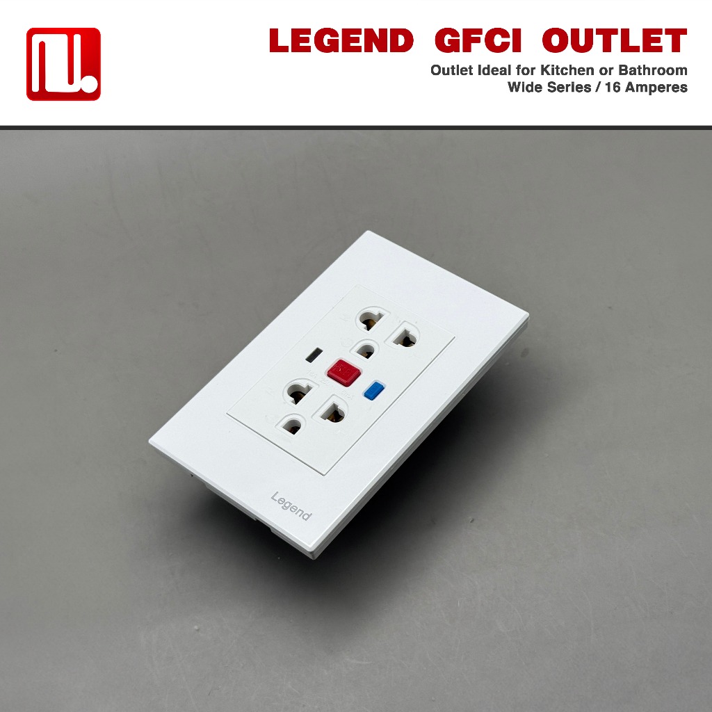 Legend GFCI Outlet / Anti-Ground Outlet | Shopee Philippines