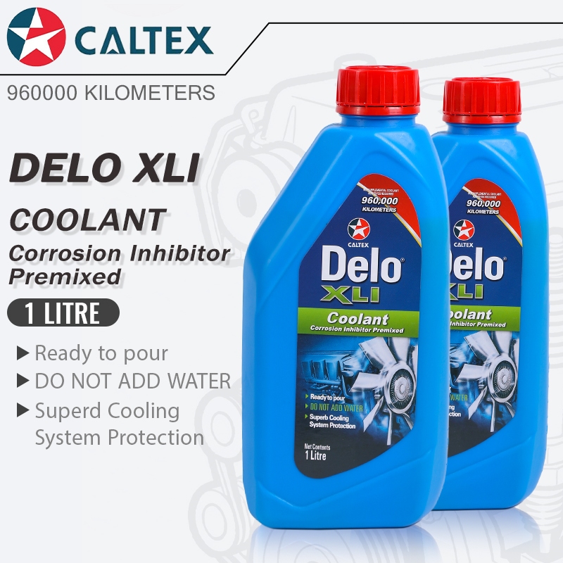 Caltex Delo 1L Coolant Ready-to-Use for Honda Click 125i Wave Mio! Anti ...