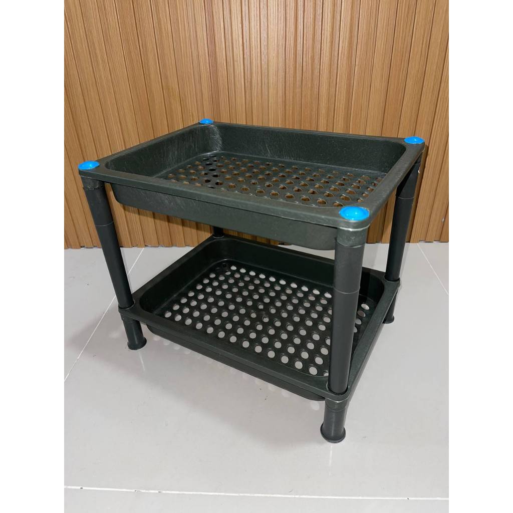 2 Layers Multipurpose Square Rack 35x26x29 cm Shoe Rack Bathroom ...