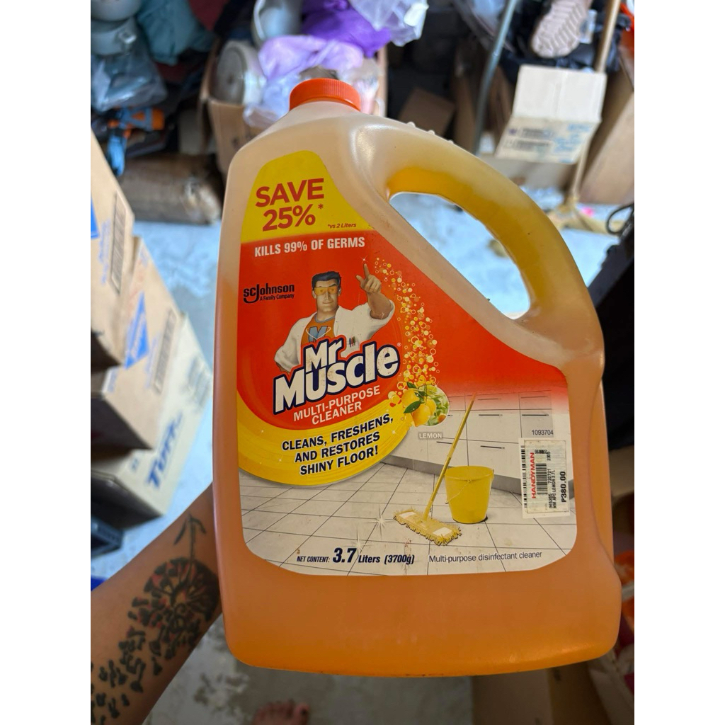 MR MUSCLE MULTIPURPOSE CLEANER 3.7 LITER | Shopee Philippines