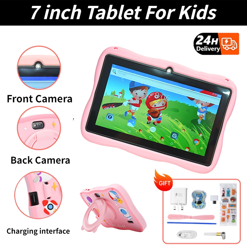 7 inch Tablet for Kids Android Tablet Upgraded IPS Screen 4GB+128GB ...