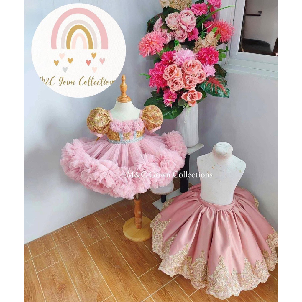 Princess Rica 2way Gown 1-2y/o | Shopee Philippines