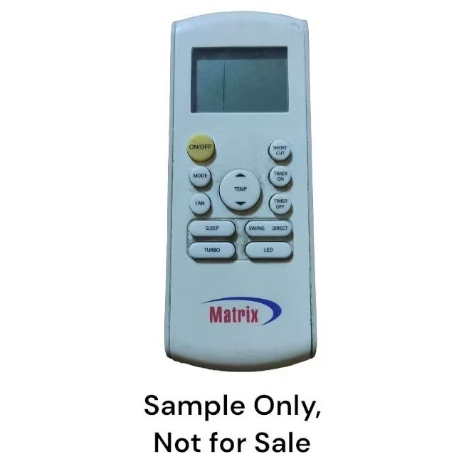 Matrix Remote, Replacement Remote for Matrix Aircon, MATRIX AC | Shopee ...