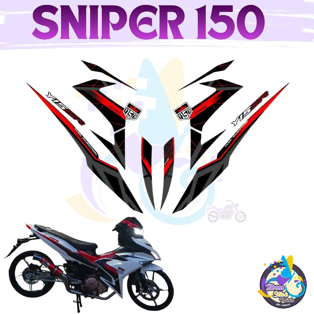 YAMAHA SNIPER 150 Y15ZR MX KING 150 MALAYSIAN STOCK DECALS | Shopee ...