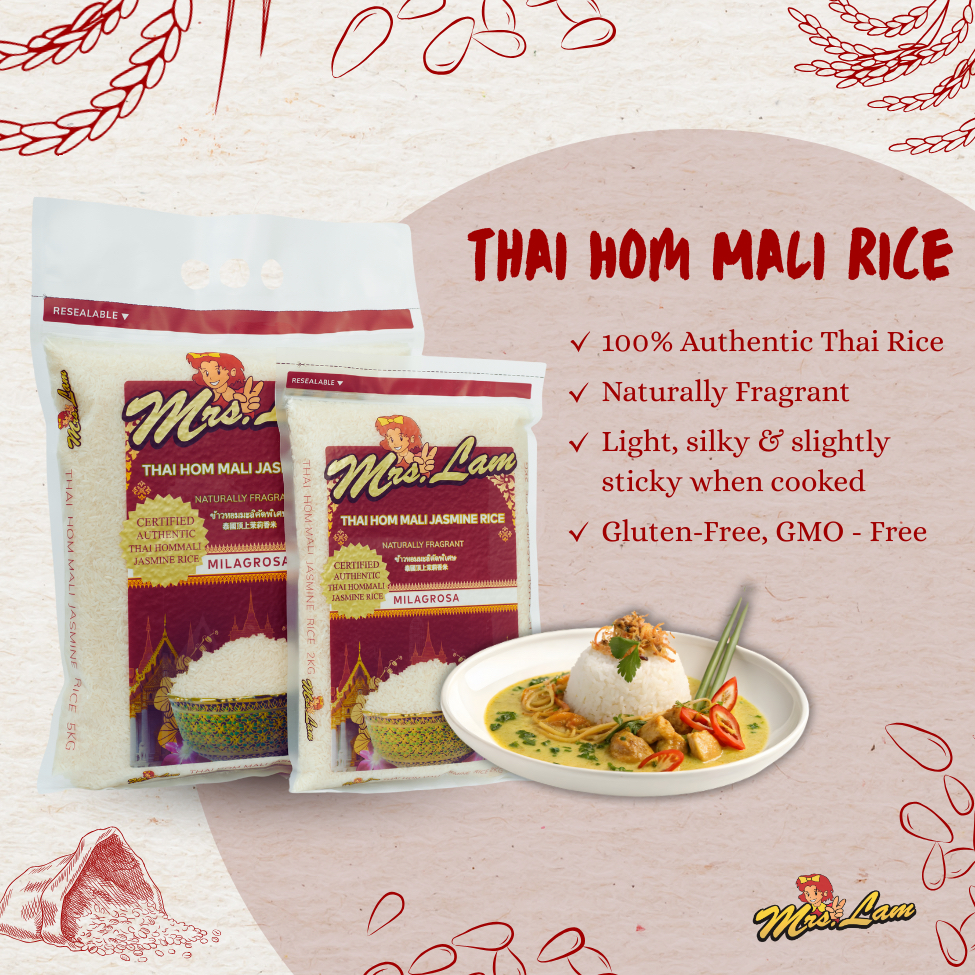 Mrs Lam Thai Hom Mali Jasmine Rice (10 KG) | Shopee Philippines