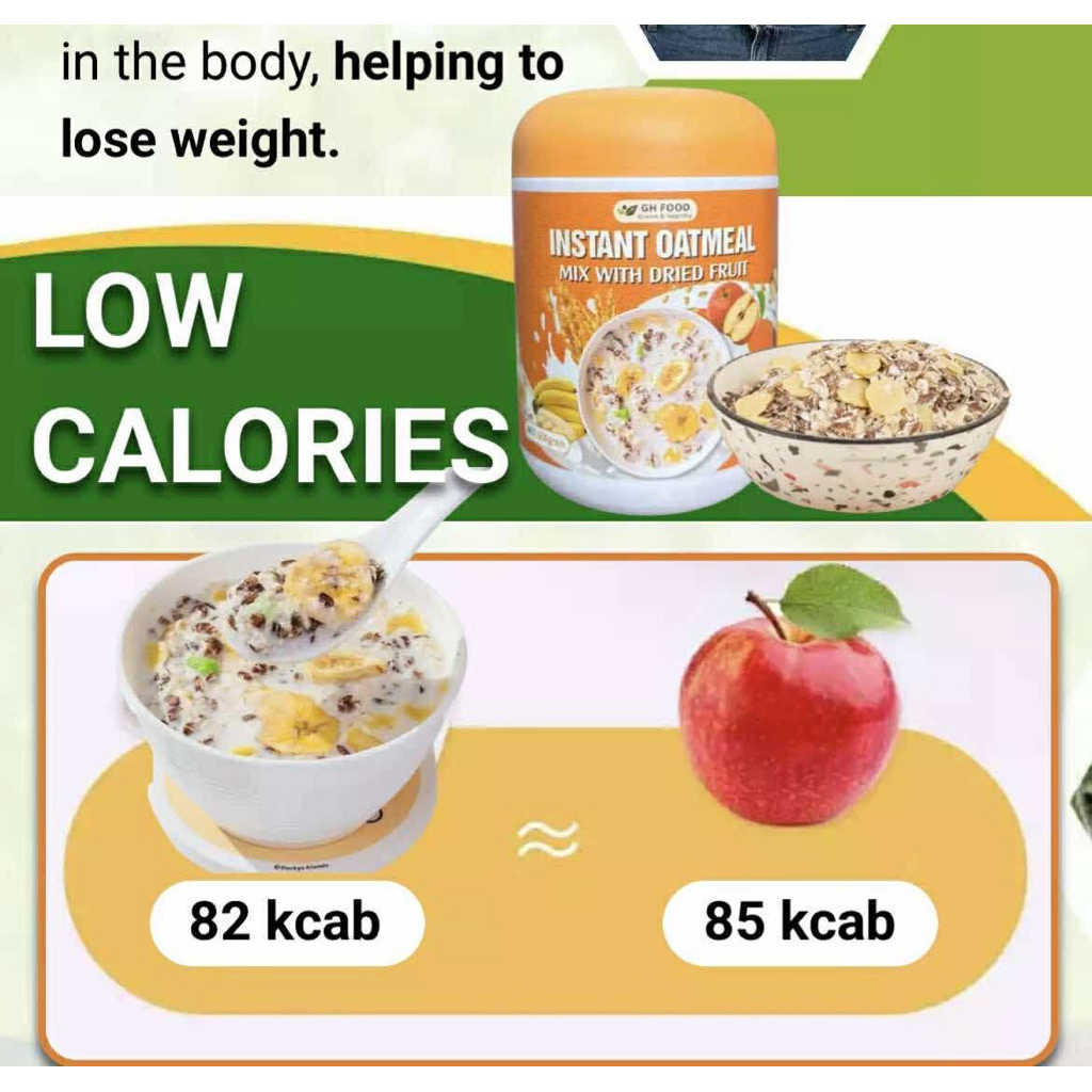 INSTANT OATMEAL MIX WITH DRIED FRUIT 600g | Shopee Philippines
