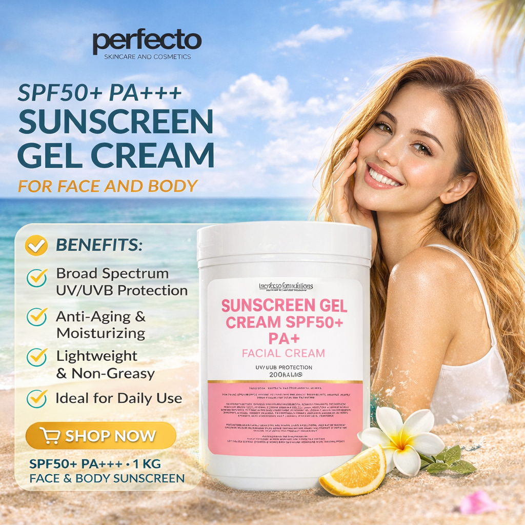 SUNSCREEN GEL CREAM SPF50 PER KILO FOR REBRANDING | Shopee Philippines