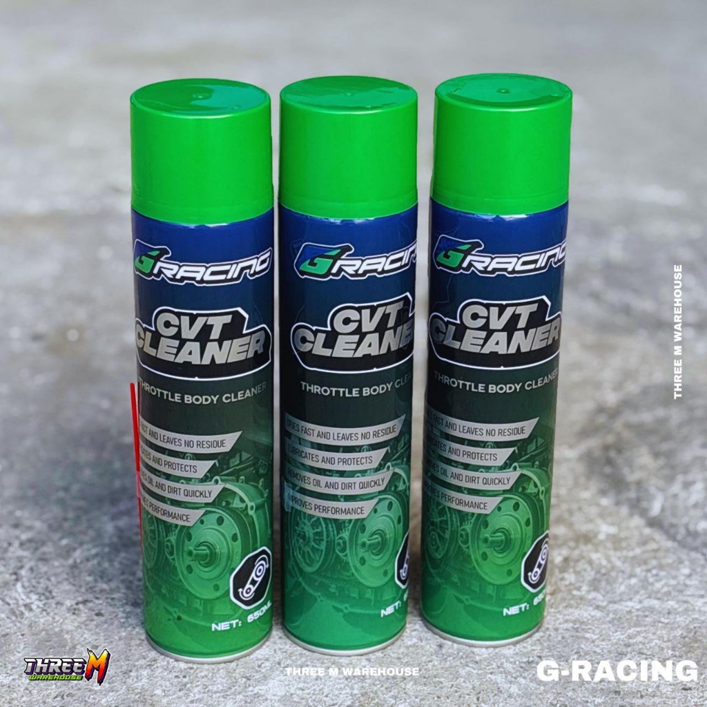 G RACING CVT CLEANER 650ML THROTTLE BODY CLEANING | Shopee Philippines