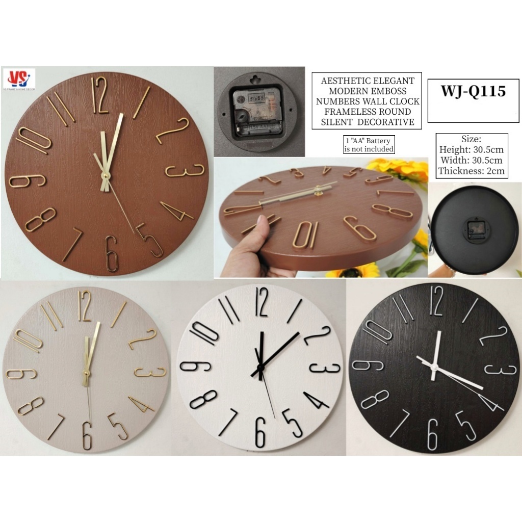 modern wall clock - Best Prices and Online Promos - Oct 2026 | Shopee ...