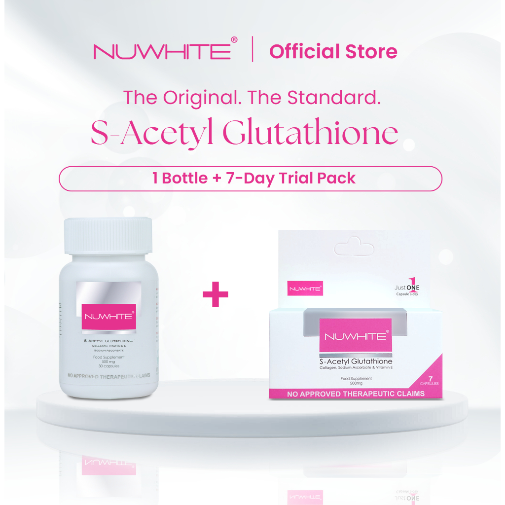 klow peptide vs glow peptide NUWHITE, NUWHITE Vitamin C plus Sodium Ascorbate with Niacinamide 500mg 30  capsules main image 0