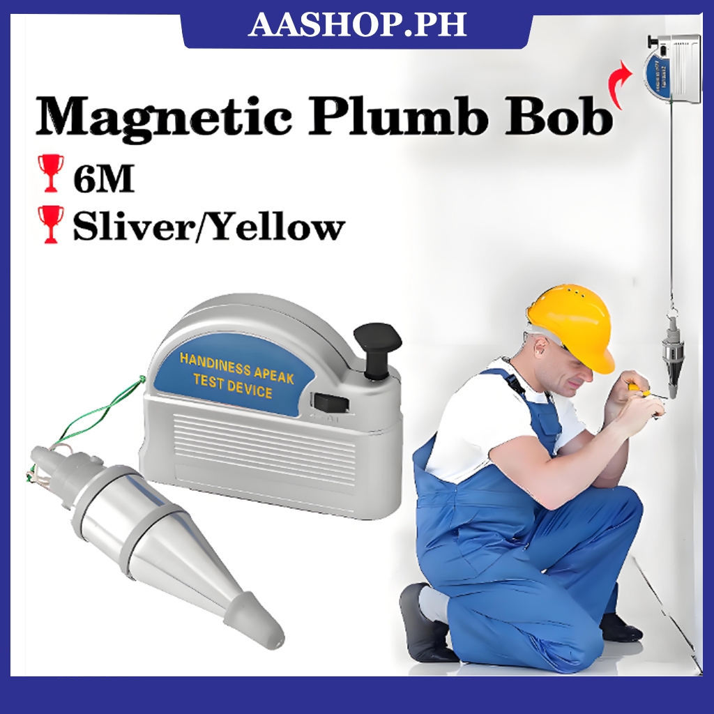 Magnetic Plumb Bob 6M Handiness Apeak Test Device Super Strong ...