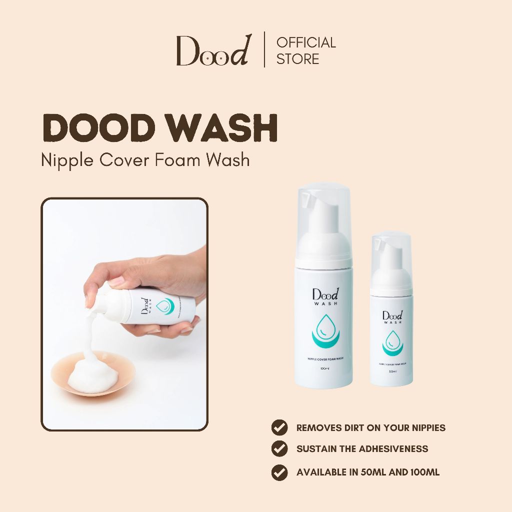 DOOD WASH CLEANSER | Adhesive Silicon Nipple Cover Foamy Soap | Shopee ...