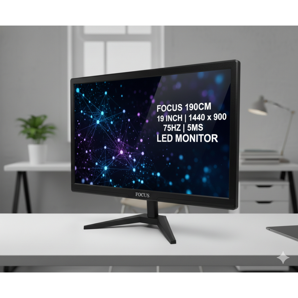 Focus 190CM 19 INCH | 1440 x 900 | 75HZ | 5MS LED Monitor | Shopee ...
