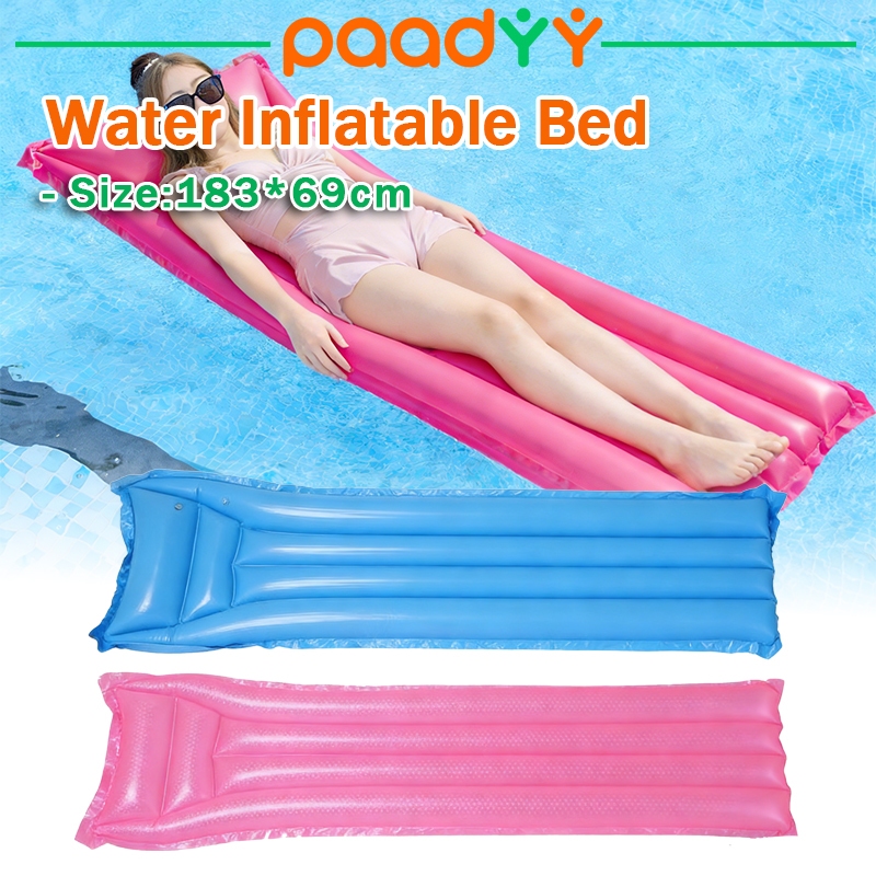Adult inflatable floating drainage PVC floating bed foldable inflatable ...