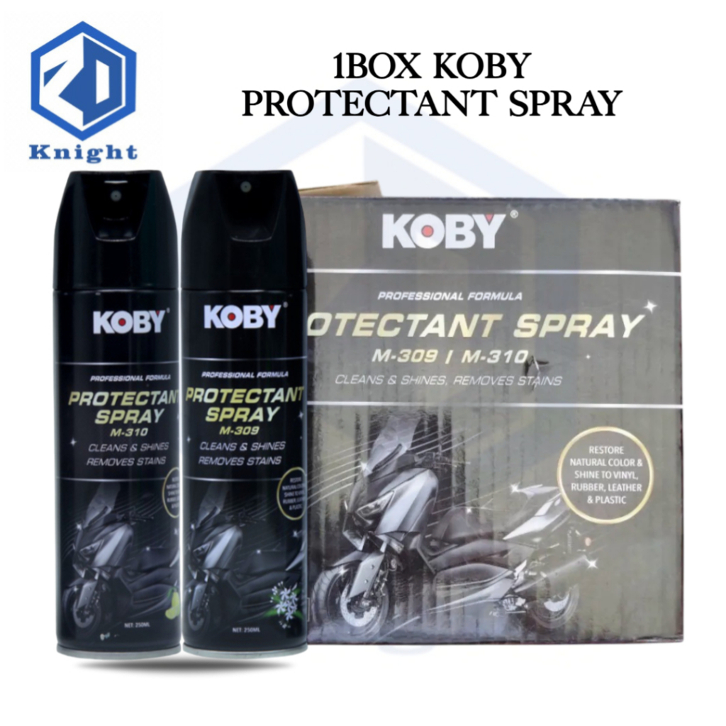 KNIGHT 1Box (12PCS) Koby Protectant Spray 250ml | Shopee Philippines