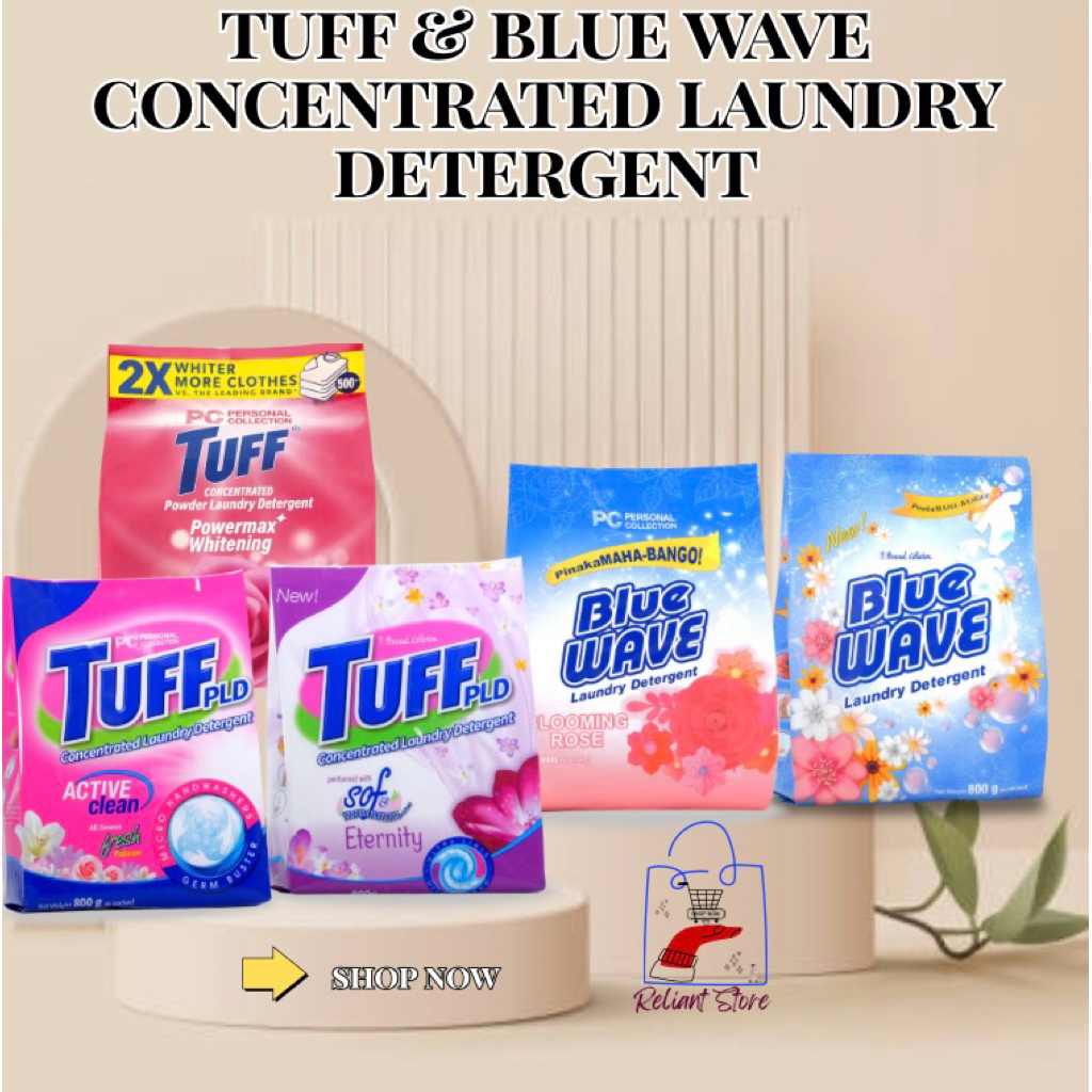 BUY 1 TAKE 1 TUFF AND BLUE WAVE POWDER LAUNDRY DETERGENT | Shopee ...