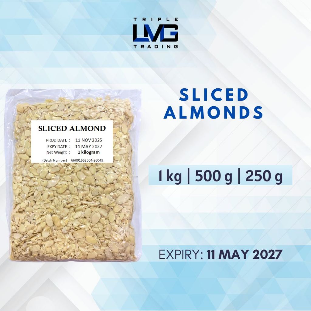 Sliced Almonds 1.2 - 1.7mm 1kg | 500g | 250g | Shopee Philippines
