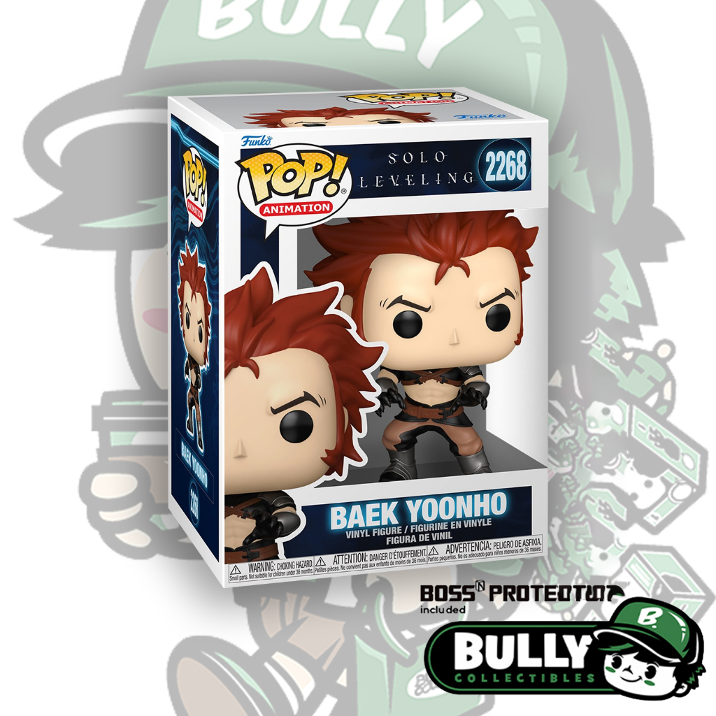 Funko POP! Animation: Solo Leveling - Baek Yoonho 2268 With Boss ...