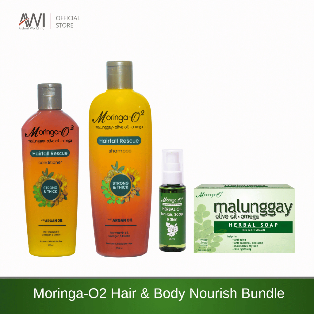 Moringa-O2 Hair & Body Nourish Bundle | Shopee Philippines