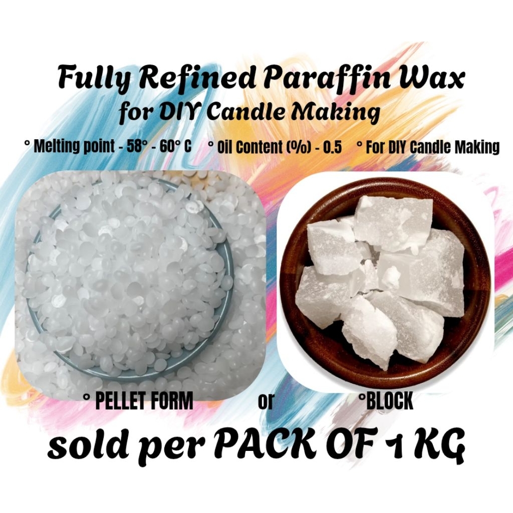 Paraffin Wax Fully Refined chopped/pellet Premium Quality | Shopee ...