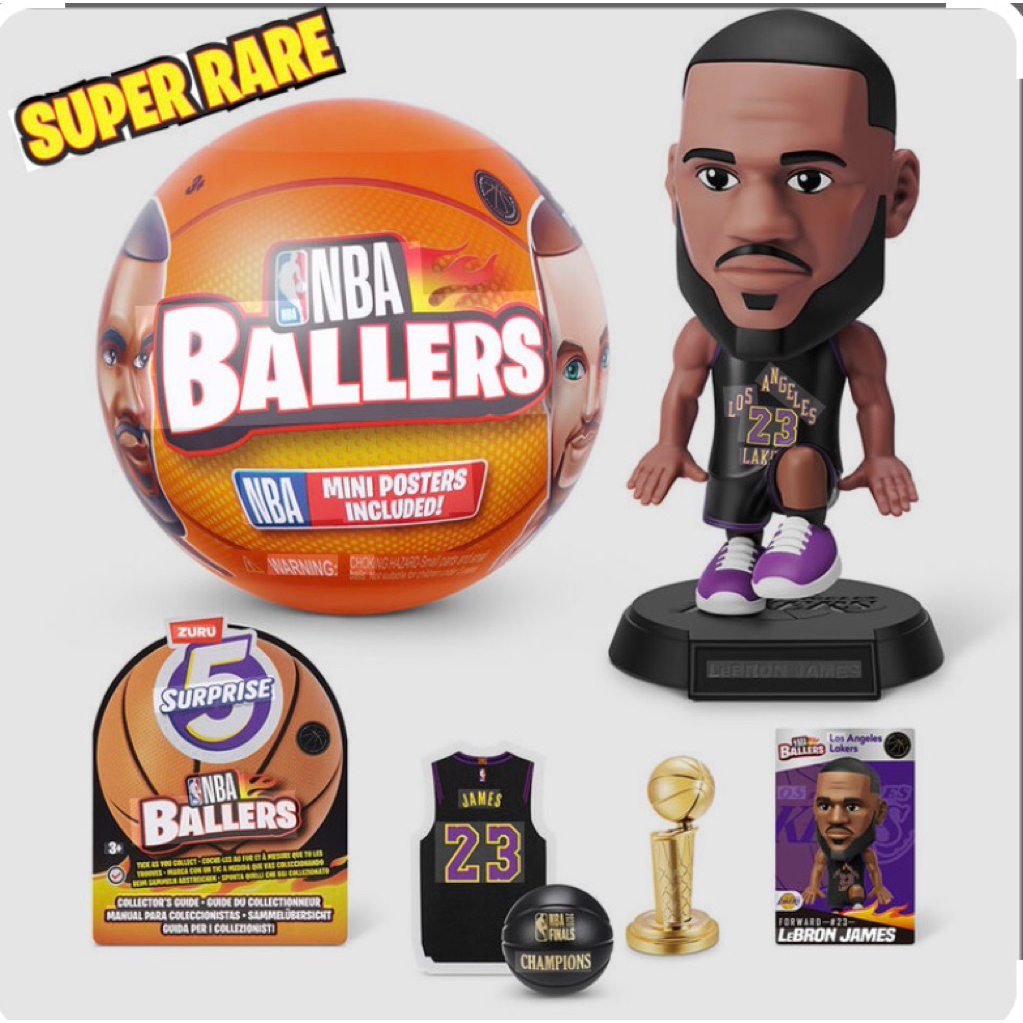 super rare lebron and curry nba ballers zuru | Shopee Philippines