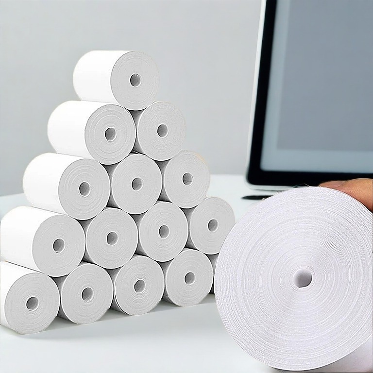 COD 50 Rolls Coreless 80mm x 70mm Thermal POS Receipt Paper | Shopee ...