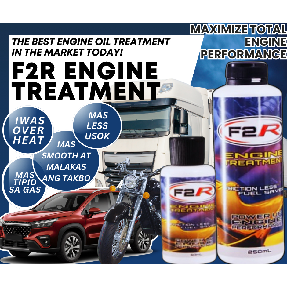 F2R RACING ADDITIVES COMPLETE ENGINE TREATMENT 60 ml and 250ml | Shopee ...