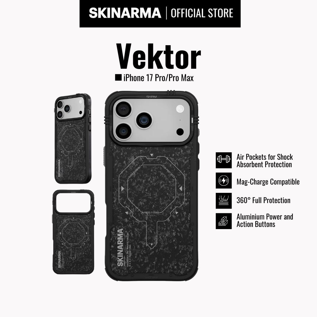 Skinarma iPhone 17 Series Case (2025) Vektor (Mag-Charge Case) | Shopee ...