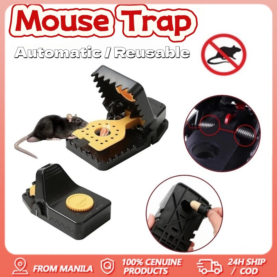 BUY1 TAKE1 Upgraded Big Plastic Mouse Trap Rodent Safety High Sensitive ...
