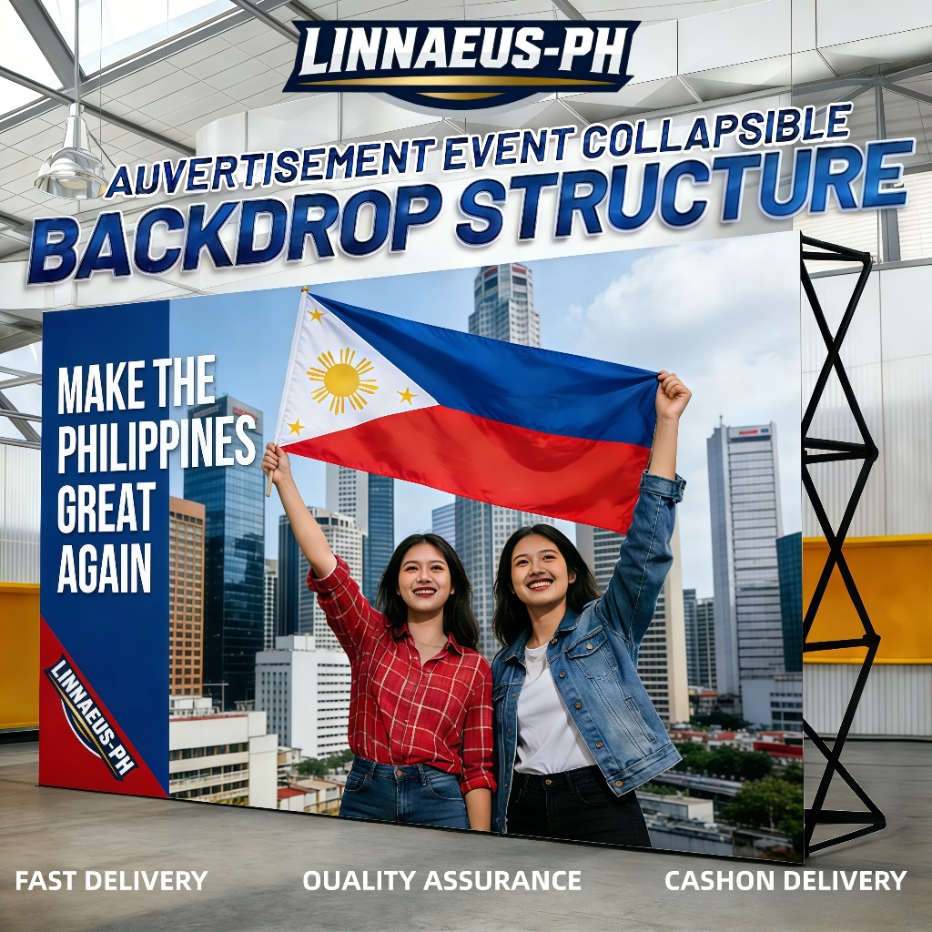 DPS POP UP STRUCTURE BACKDROP DISPLAY STRAIGHT| BANNER FRAME | Shopee ...