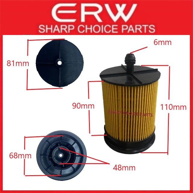 FUEL FILTER for MITSUBISHI TRITON 4N16 2024 Replacement part no.( 16405 ...