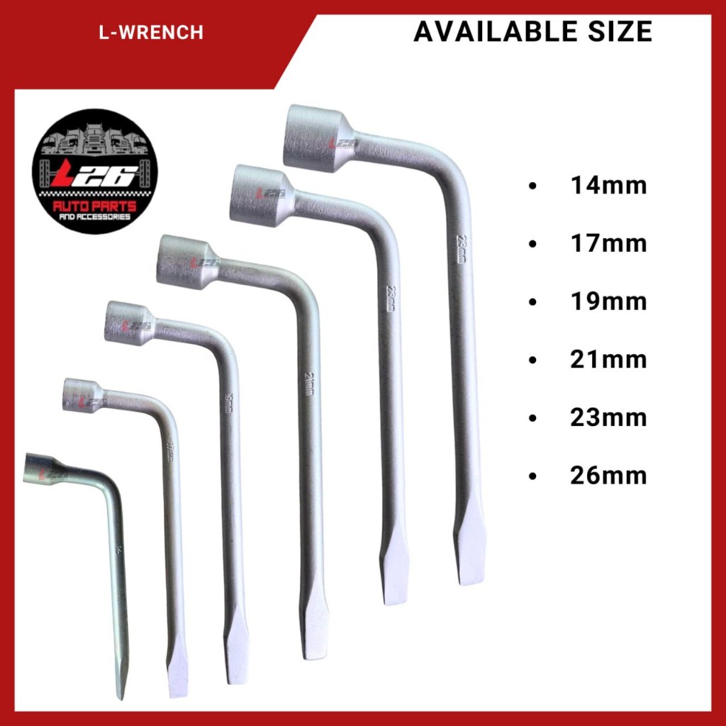 1PC Tire Wrench L-Wrench All Sizes Available for All Vehicles L-Wrench ...