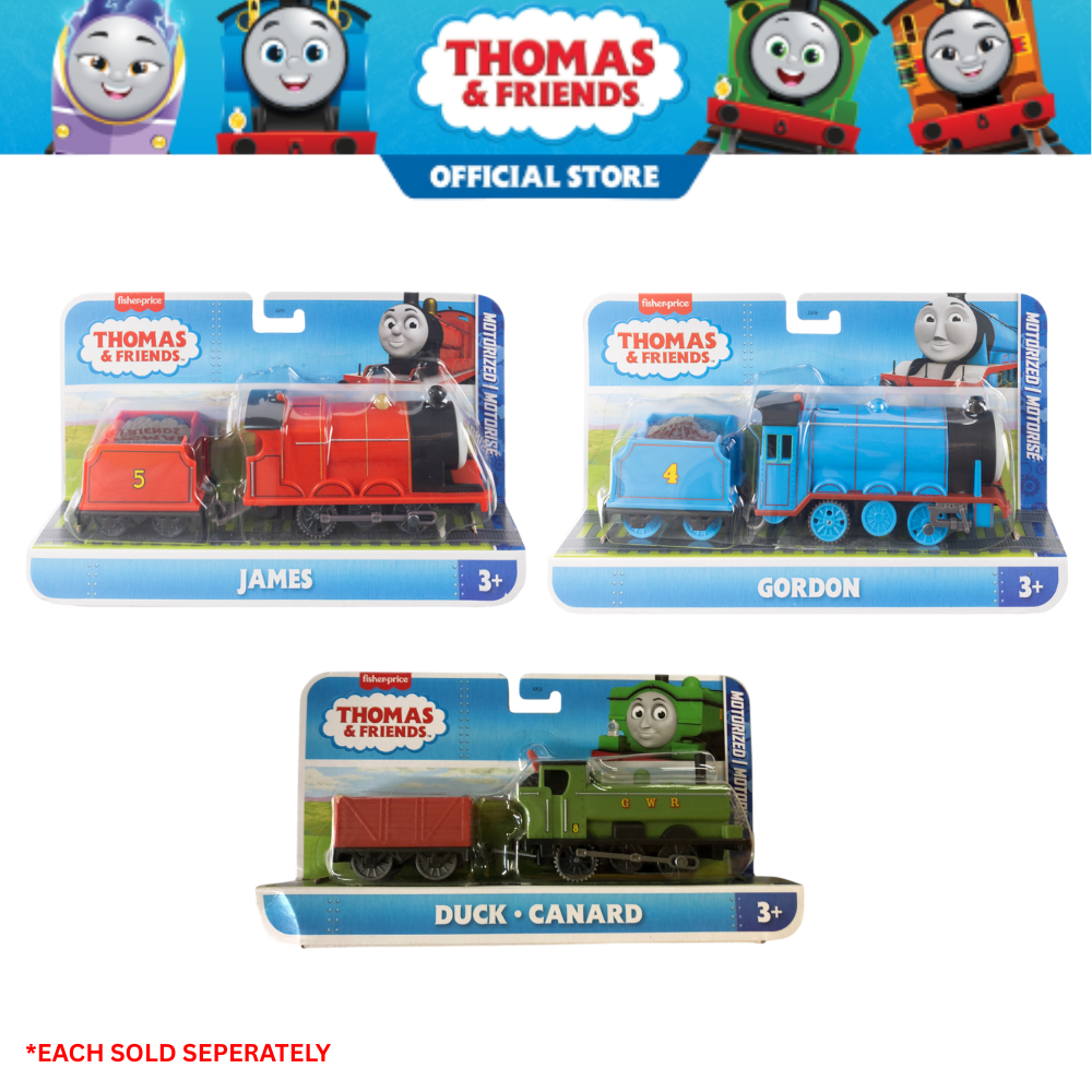 Thomas & Friends Motorized Toy Train Engine (JAMES, DUCK, GORDON ...