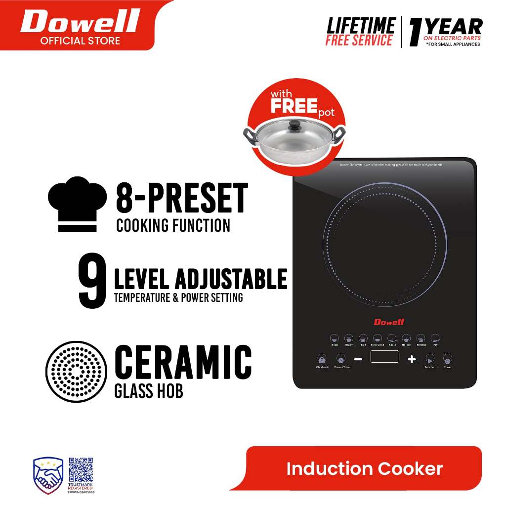 Shop dowell induction cooker for Sale on Shopee Philippines