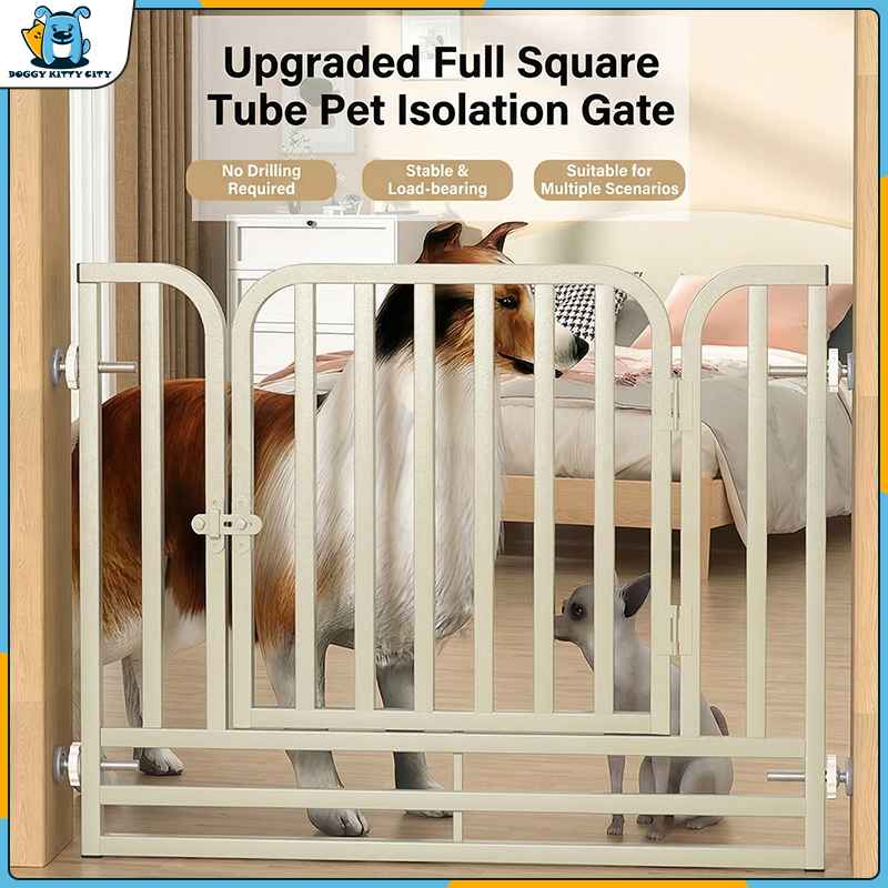 Pet Gate Stair Barrier Baby Safety Dog Cat Fence Living Room Divider ...