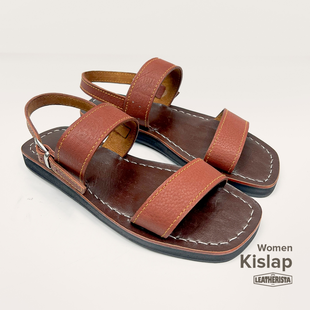 Leatherista Lokal Kislap (Leather Sandals for Women) | Shopee Philippines