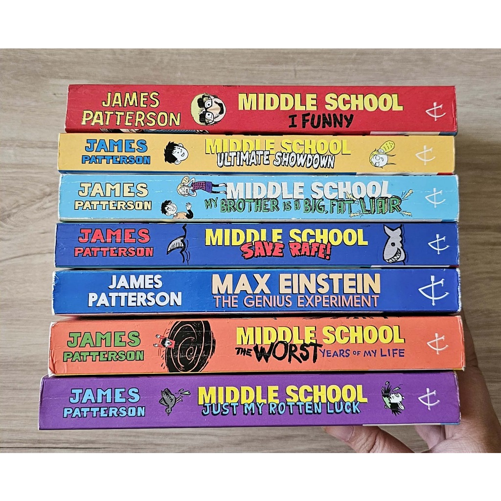 Middle School Series by James Patterson - I funny, Worst years of my ...