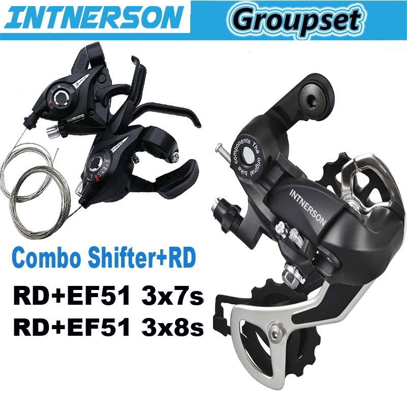 7/8 Speed Rear Derailleur Combo Shifter 3x7/8 Speed RD Shfiter ...