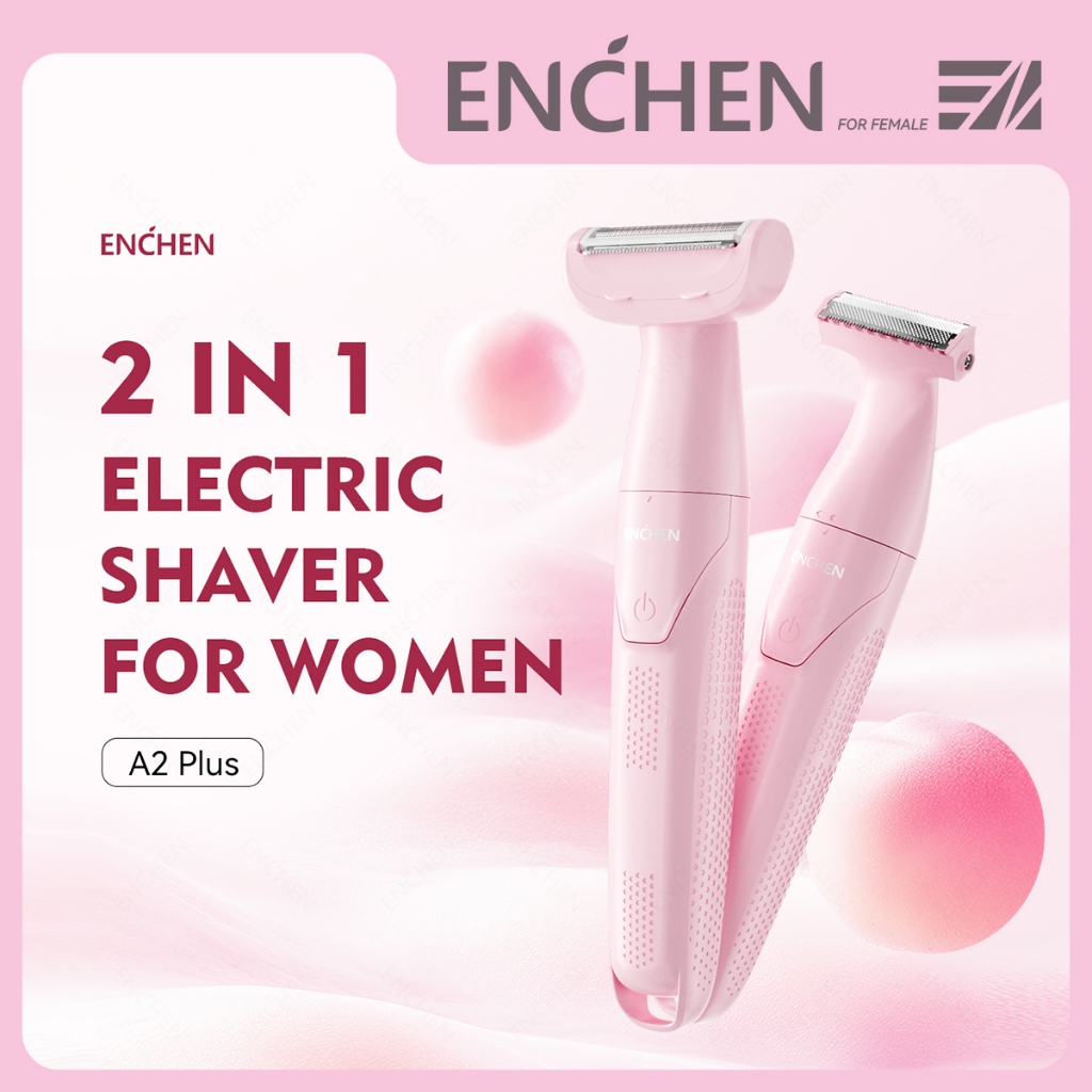 Enchen Electric Body Hair Trimmer Set A2 Plus Painless Lady Bikini ...