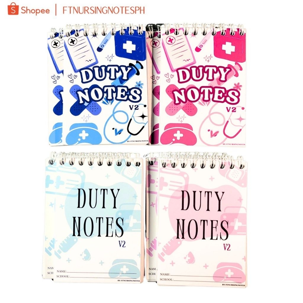 Nursing Duty Notes V2 With VS Taking/I&O/IV Time Taping/Medication ...