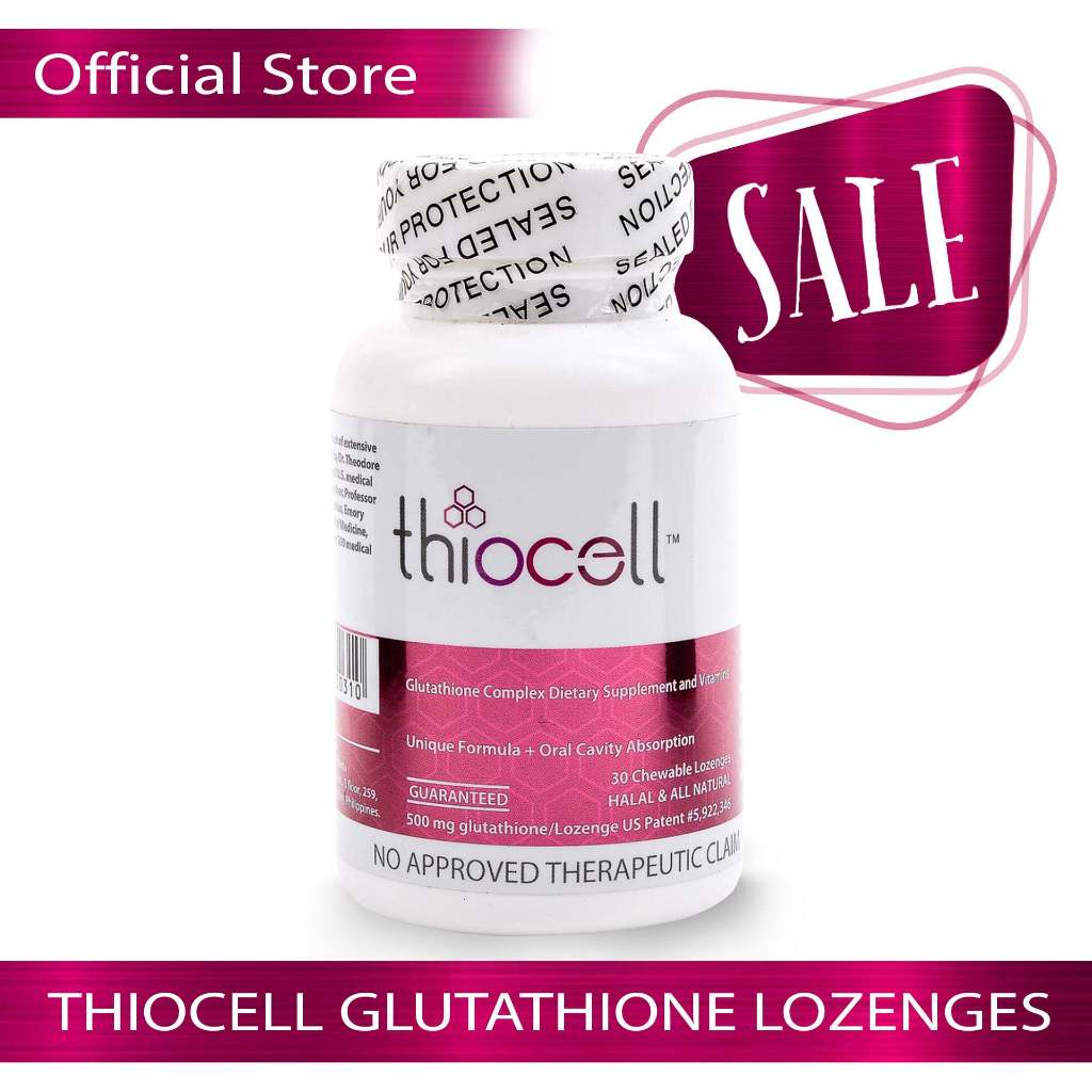 thiocell glutathione lozenges Thiocell Glutathione Lozenges 500mg