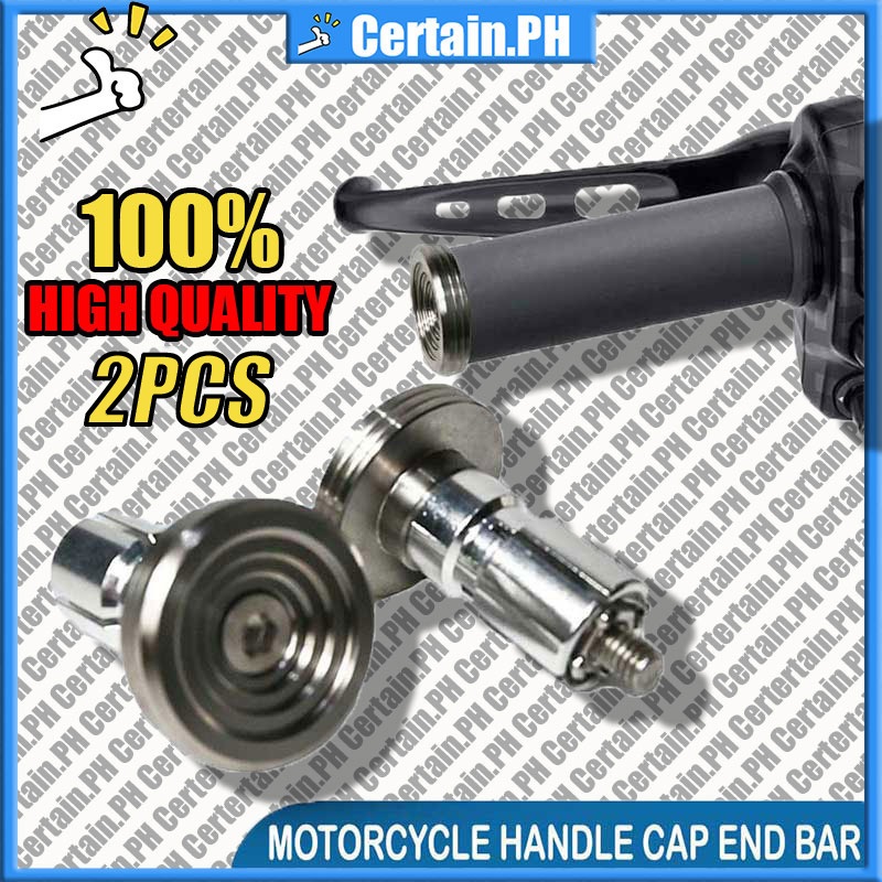 2PCS CNC Universal Motorcycle Arm Bar End MOTORCYCLE HANDLE CAP END BAR ...
